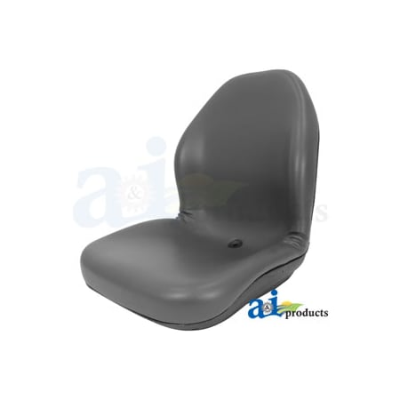 A & I Products Seat, Lawn & Garden, UTV, Tractor, Skidsteer, Gray Vinyl 0" x0" x0" A-LGT125GR